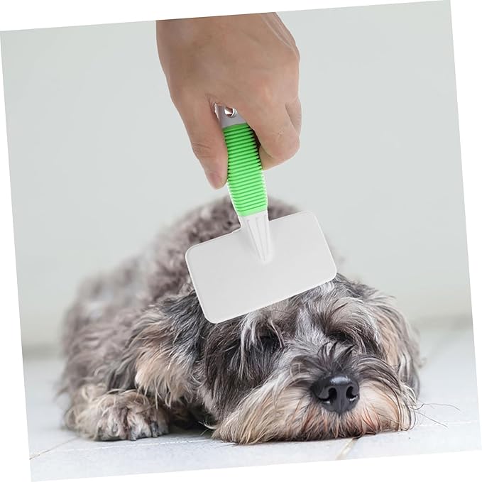 ERINGOGO 1 Set Comfortable Detangling Pet Brush for and Cats Ergonomic Grooming Comb with Non Slip Handle Dematting Tool for Tangle Fur Care for Shedding Control and Grooming Sessions