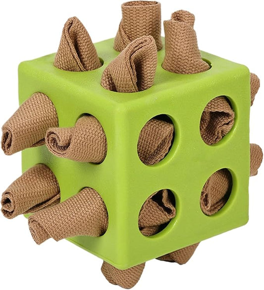 Dog Treat Puzzle Ball, Interactive Chew Toy, Puzzle Plaything with Treat Dispensing Design, Dog Plaything with Sturdy Construction, Pet Accessories, Enrichment Toy for Mental Cognitive Sensory Stress