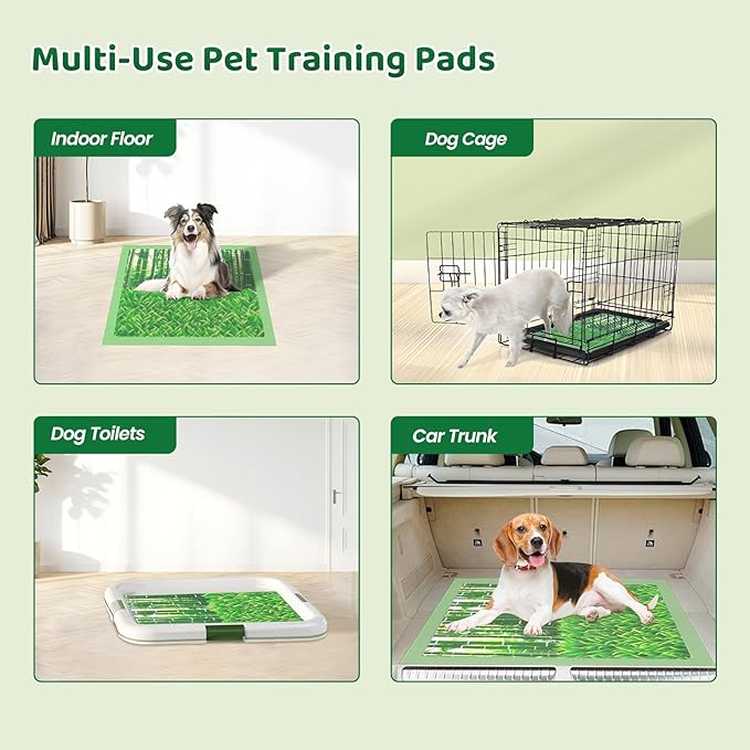 Puppy Pads XL Extra Large 28"x34" Pee Pads for Dogs Potty Training Super Absorbent & Leak-Proof Design Odor Eliminating Pee Pads for Dogs 6-Layer Standard Absorbency Dog Pee Pads(7 Counts)