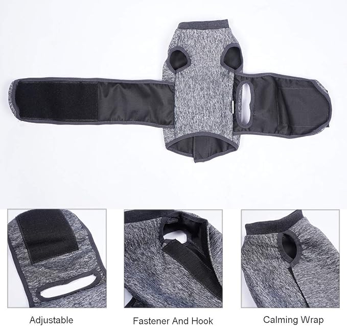 Coppthinktu Cat Anxiety Jacket, Anxiety Vest for Cats, Cat Anti Anxiety Vest, Shirt for Cat, Cats Calming Wrap Vet Recommended Calming Solution Vest for Fireworks, Travel, Separation