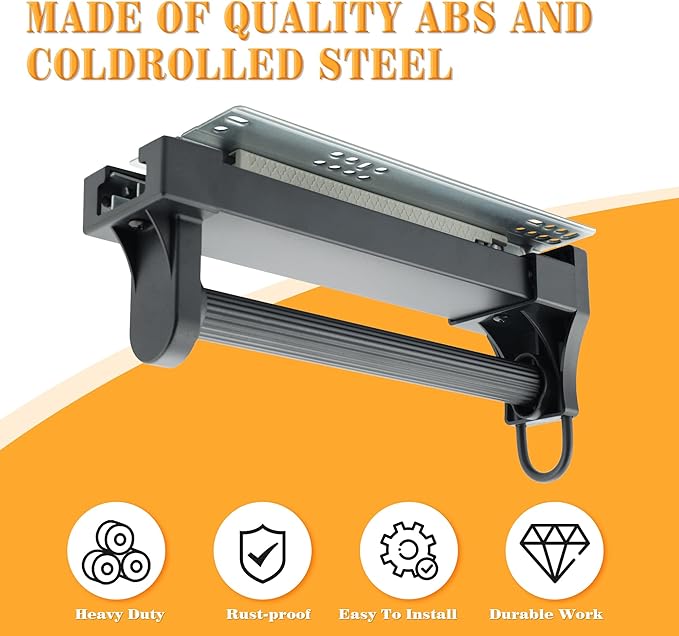 Alise Pull Out Clothes Hanger Rack for Closet,Heavy Duty Closet Rod with Automatic Soft-Close Mechanism for Closets,16 inch Closet Pull Out Metal Rod Organizer Hangers for Coats Pants Hangers,Black