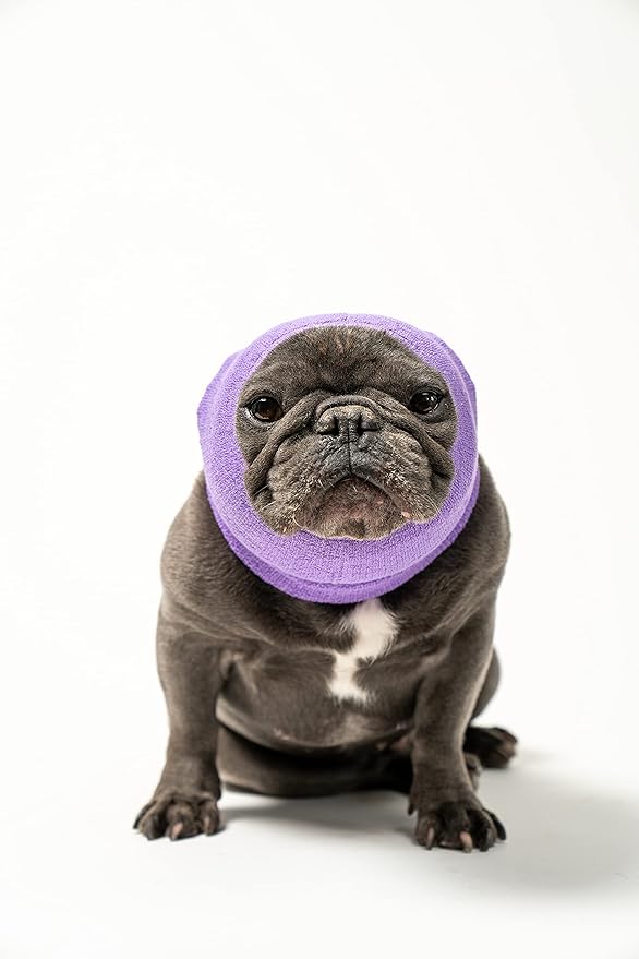 Pet Hoodz for Dogs-Anxiety, Grooming, Ear Muffs, Dog Ear Protection, Calming, Ear Compression, Pet Hoodie, Dog Hoodie (Large, Lavender)