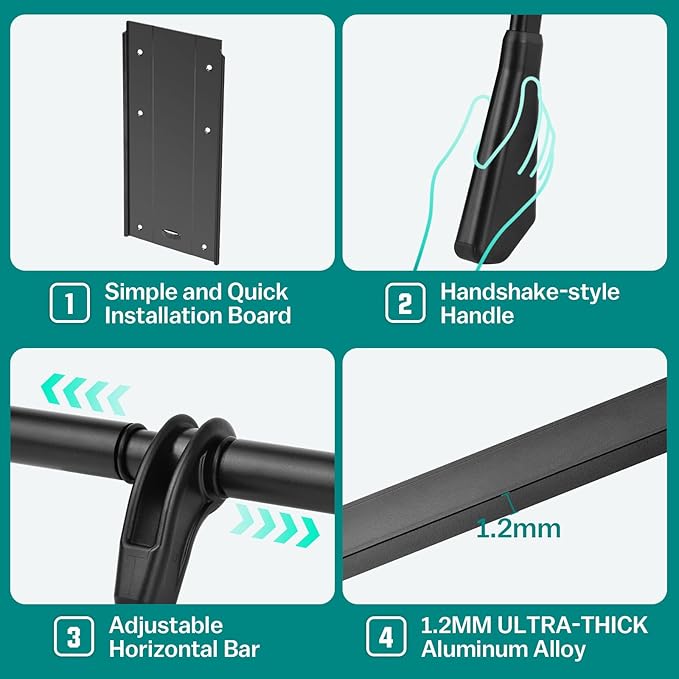 Put Down Closet Rod 2 Pack, Adjustable 35-47.6 Inch Wardrobe Lift Rail Organizer Two-way Buffering Heavy Duty Wardrobe Hanger for Cabinet, Organizer Storage System Side Mounted, 33 lbs Load Capacity