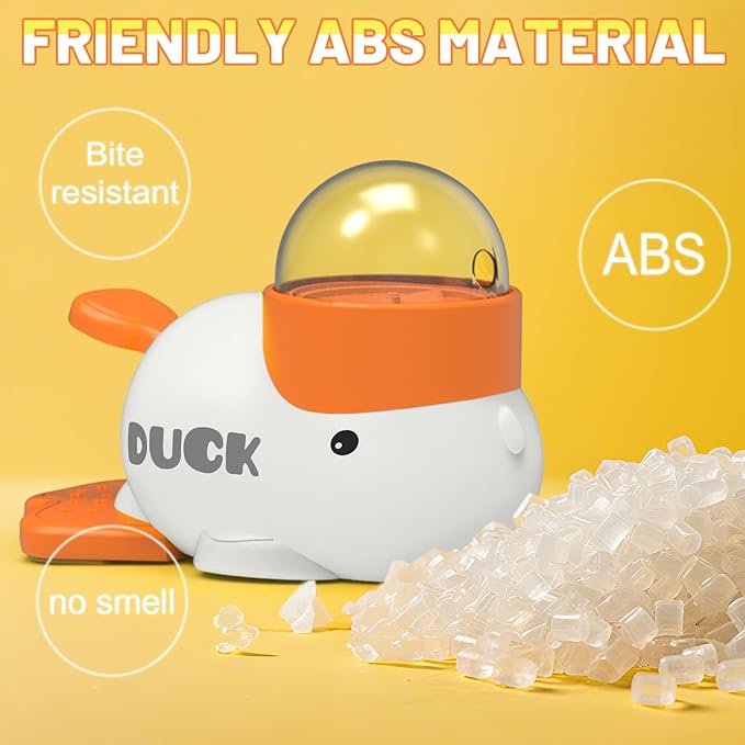 2pcs Dog Interactive Treat Dispenser Toy Food Puzzle Slow Feeder Duck-Shaped Dog Puzzle Feeders for Small Medium Dogs Cats IQ Training Reduces Bloating for Healthy Eating