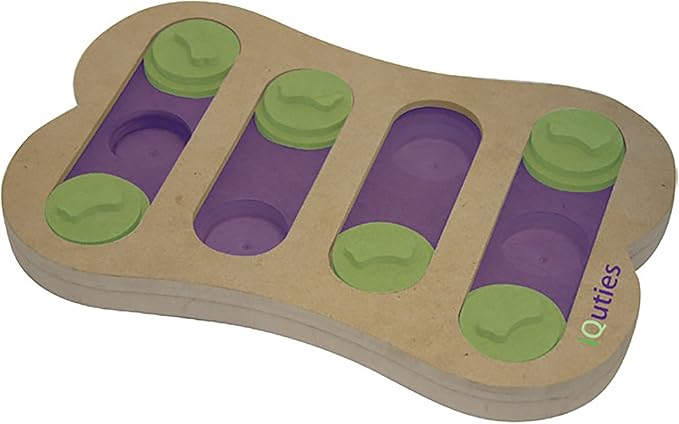 Pet Brands IQuties Bone Slots Dog Toy