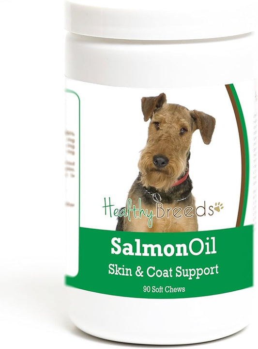 Healthy Breeds Airedale Terrier Salmon Oil Soft Chews 90 Count