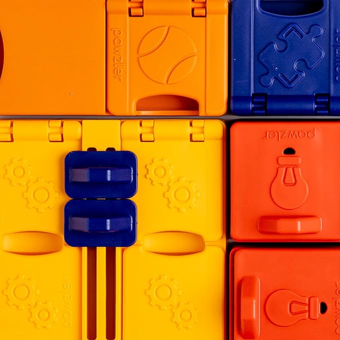 Genius Set Pawzler - Modular Dog Puzzle | Pawzler Interactive Dog Treat Puzzles for Canine Enrichment