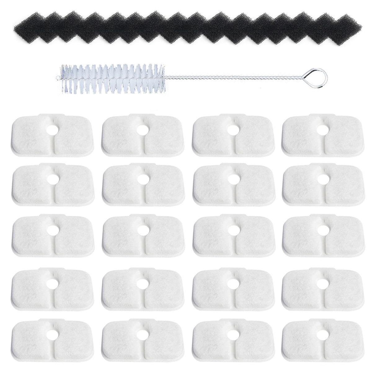 20 Pack Fountain Replacement Filters & 20 Pack Pre-Filter - Image 1