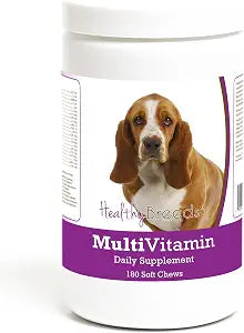 Healthy Breeds Basset Hound Multivitamin Soft Chew for Dogs 180 Count