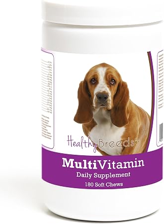 Healthy Breeds Basset Hound Multivitamin Soft Chew for Dogs 180 Count