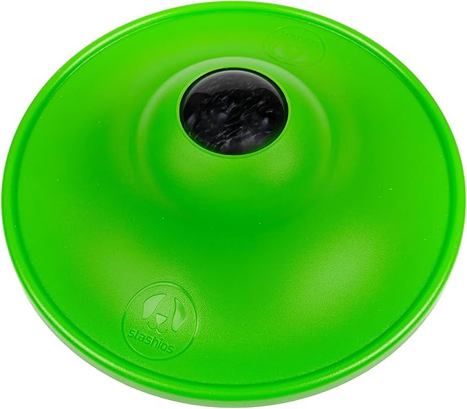 Stashios: Soothing Saucer - Dogs Slow-Licking Device, Rolling Ball Dispenses Liquid, Pet Calming Activity, Fill W/Liquid Treats-Broth-Soothing Sauce