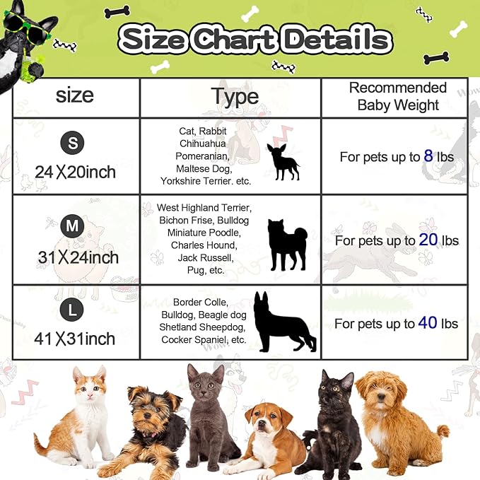 Rezutan Small Dog Blankets 3 Pack for Pet Cat Soft Fuzzy Washable Puppy Blankets,Reversible Elephant & Paw Print Suitable for Dog Kennels & Beds, Sofas Gifts Puppy Essentials, 24x20 inch