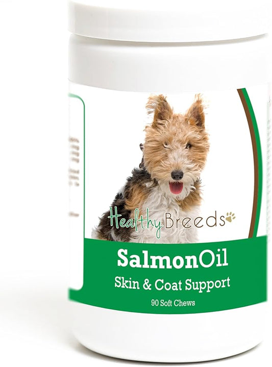 Healthy Breeds Wire Fox Terrier Salmon Oil Soft Chews 90 Count