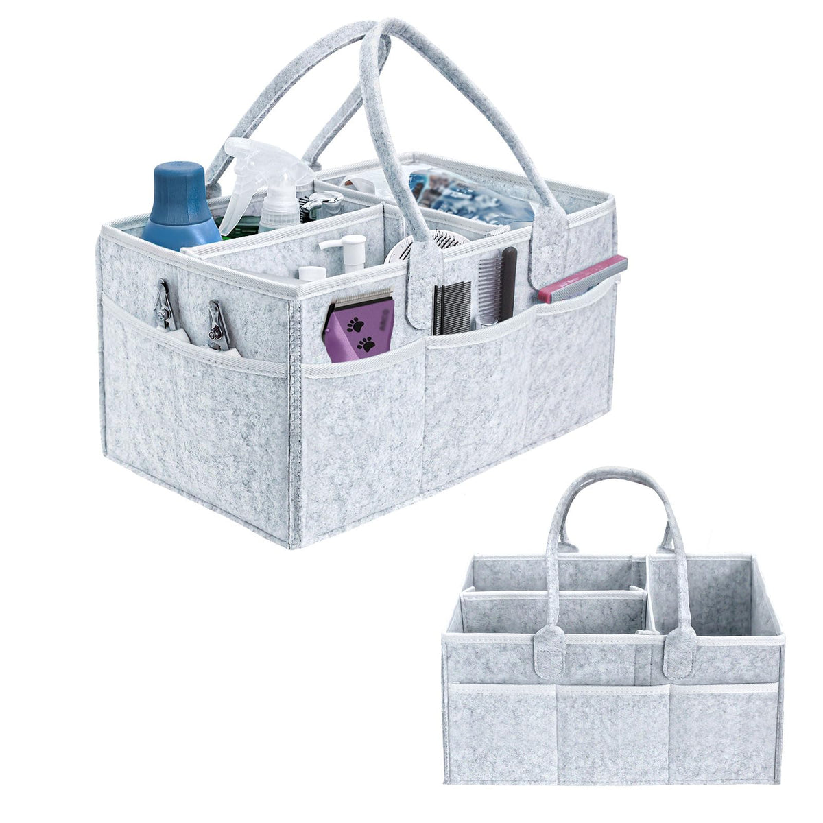 Klawdsky Pet Grooming Tote Bag, Dog Storage Organizer - Image 1