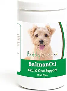 Healthy Breeds Norfolk Terrier Salmon Oil Soft Chews 90 Count