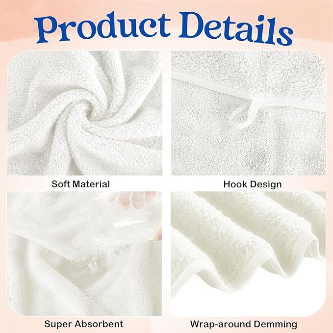 Moukeren 18 Pcs Microfiber Bath Towel Set 6 Bath Towels 6 Hand Towels 6 Washcloths Soft Coral Velvet Highly Absorbent Bathroom Towel for Fitness Sports Yoga Travel(Classic Colors)