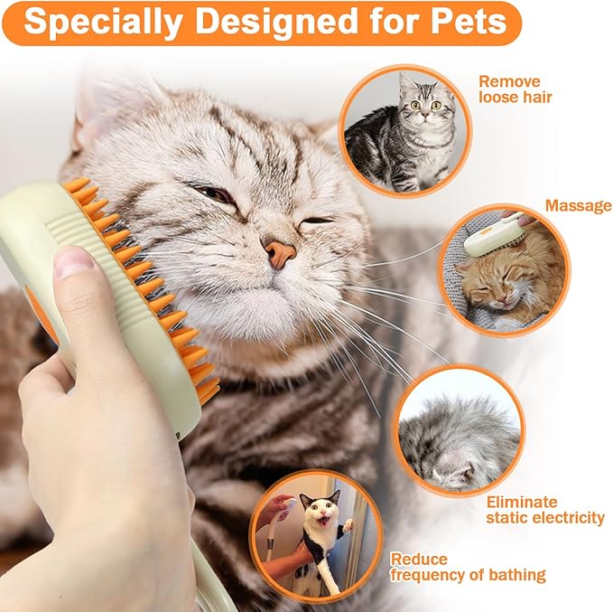 Interactive Cat Toys & Cat Steam Brush