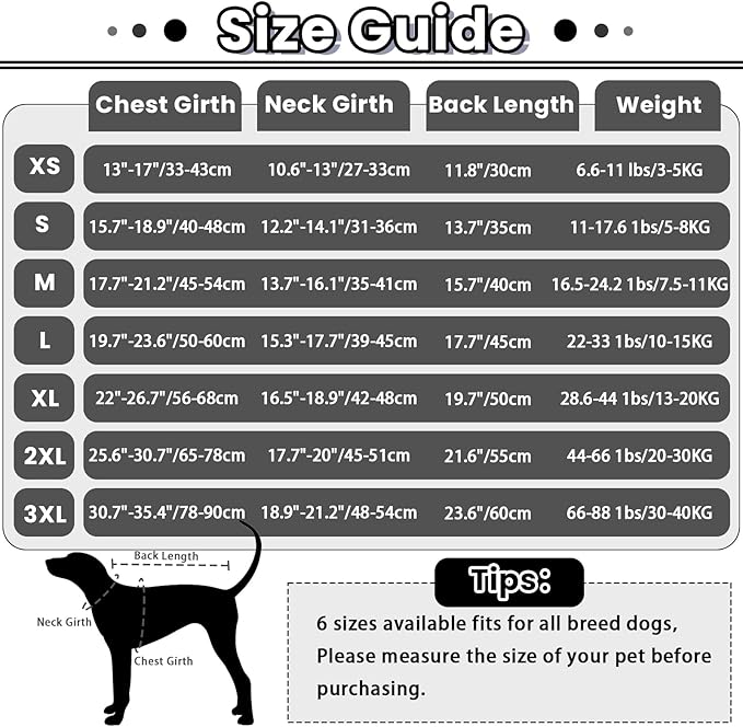 IDOMIK Dog Anxiety Calming Hoodie,Breathable Dog Anxiety Jacket Vest Coat for Thunderstorms,Fireworks,Vet Visits,Separation,Adjustable Pet Hoodies for Noise Block&Ear Protection Recovery,Black,2XL