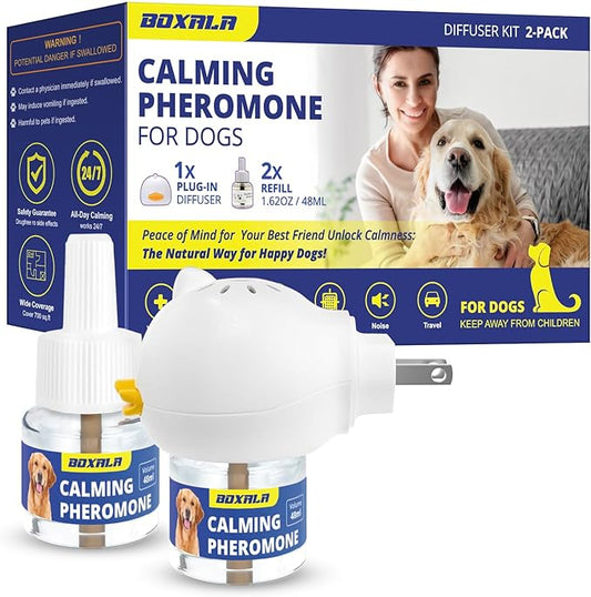 Pheromone Diffuser for Dogs: Calming Pheromone Diffuser Kit - Dog Calming Diffuser - Calming Pheromones - Dog Anxiety Relief (X_Large)