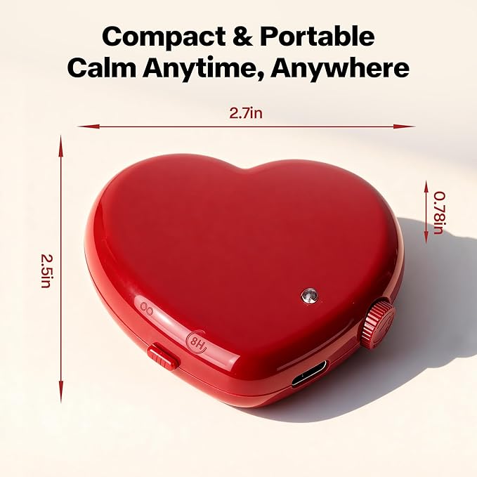 Pet Prime Replacement Heartbeat Simulator，Suitable for Heartbeat Dog Toy and Puppy Stuffed Animal, Calming Aid for Anxiety with Adjustable Speed and 8-Hour Auto-Off Timer