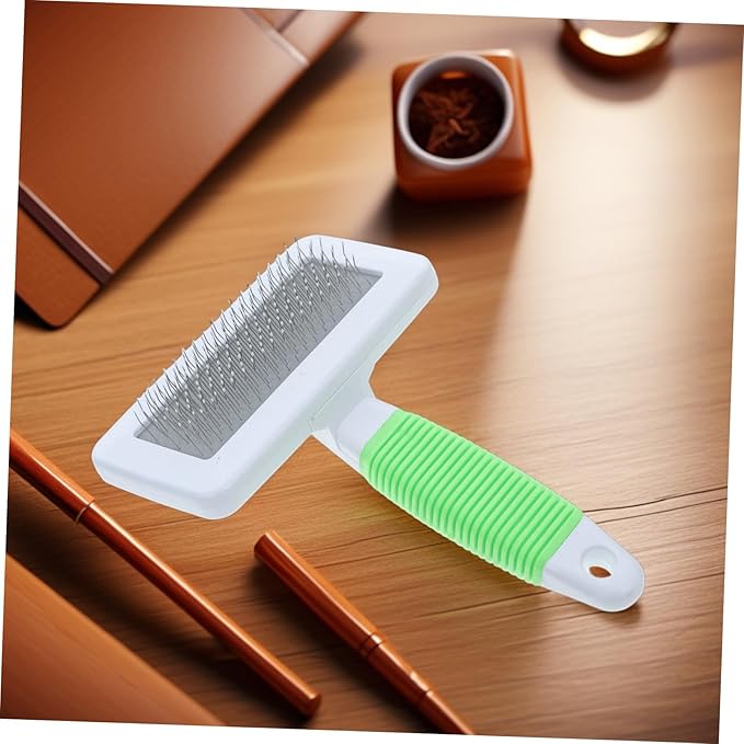 ERINGOGO 1 Set Comfortable Detangling Pet Brush for and Cats Ergonomic Grooming Comb with Non Slip Handle Dematting Tool for Tangle Fur Care for Shedding Control and Grooming Sessions