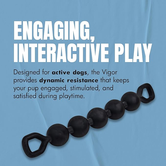 Vigor Interactive Dog Toy – Weighted & Flexible for Shake and Fetch Play – 1.5 lb (24 oz)