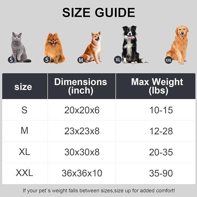 Washable Extra Large Dog Bed,Calming Anti Anxiety Round Donut Dog Bed,Fluffy Puppy Beds for Small Dogs,Cute Kitten Cat Beds for Indoor Cats,Anti-Slip Comfort Pet Beds for Extra Large Size(Grey,XXL)