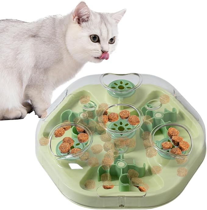 Dog Treat Puzzle - Slow Feeding Game, Pet Treat Strategy Toy, Reward Based Feeder | Stimulating Home Play Boredom Relief Puppy Kitten Medium Large Breed Skill Building Food Activity Puzzle