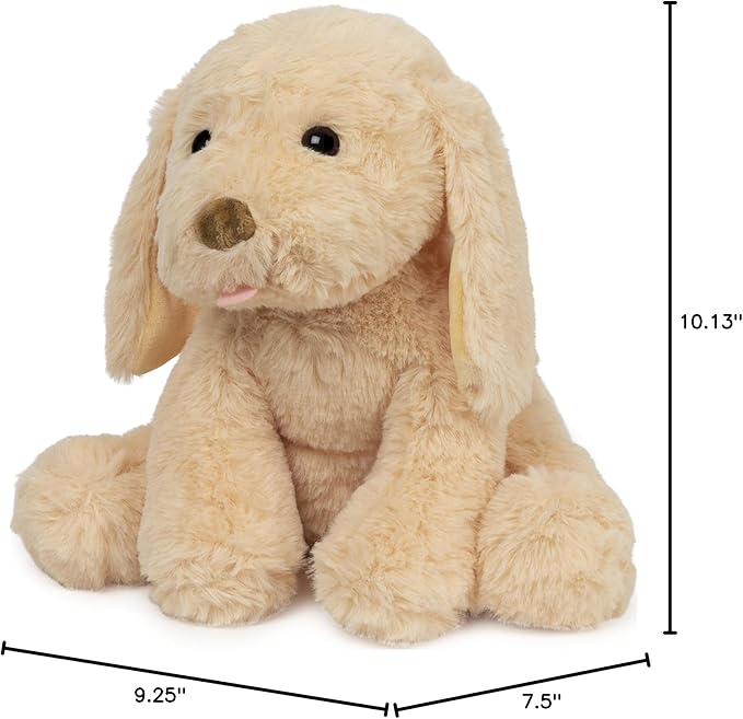 GUND Baby My Pet Puddles Animated Plush, Premium Stuffed Animal Barking Plush Puppy Dog for Ages 1 and Up, Yellow, 12”