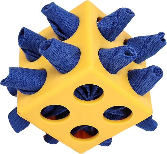 Dog Treat Puzzle Ball, Interactive Chew Toy, Puzzle Plaything with Treat Dispensing Design, Dog Plaything with Sturdy Construction, Pet Accessories, Enrichment Toy for Mental Cognitive Sensory Stress