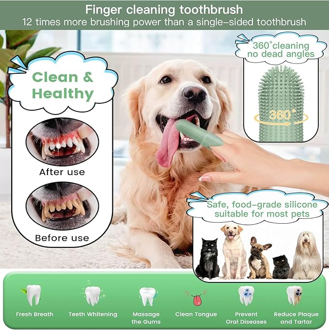 Pet Supplies, Including Cat Dematting Massage Comb,Dog Flea Comb, Puppy Quick-Drying Towel, Special Silicone Toothbrush, Dogs Washing Gloves, Dog & Cat Pets Nail Clippers and Trimmers,Reusable.