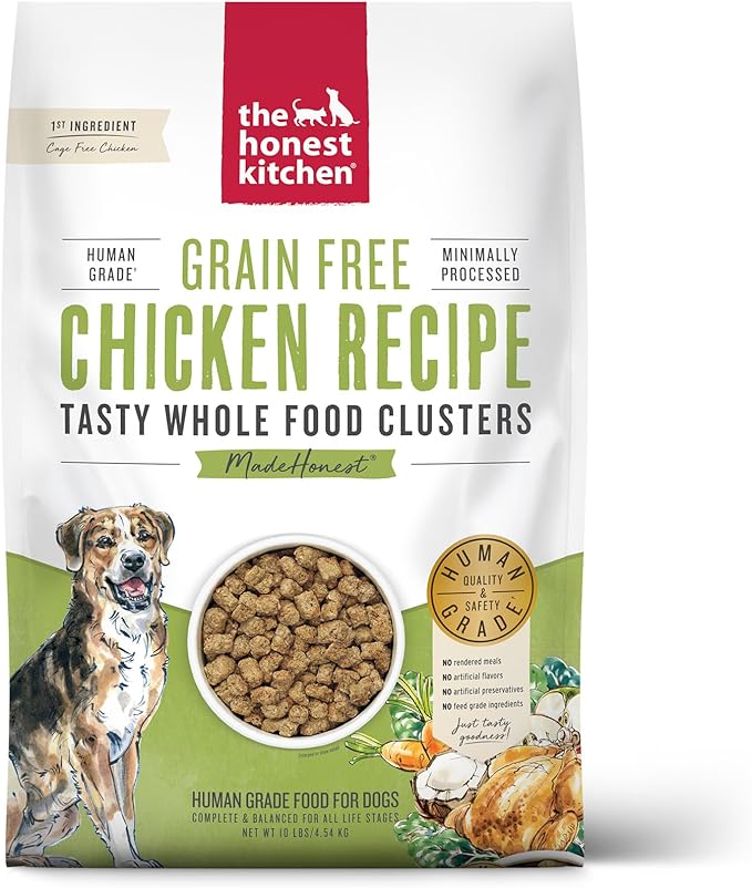 Whole Food Clusters Dog Grain Free Chicken 10 lb Bag