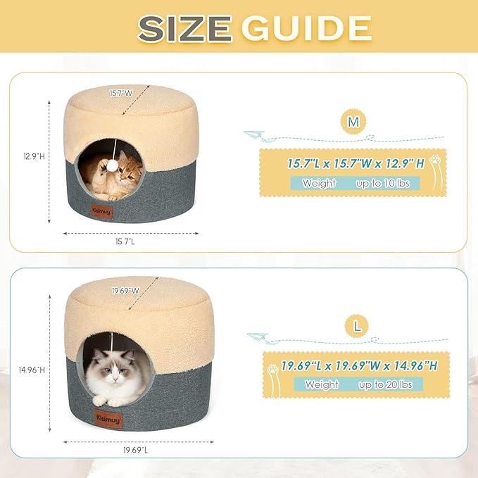 Hideaway Cave Bed – Anti-Anxiety Sanctuary + Reversible Cushion