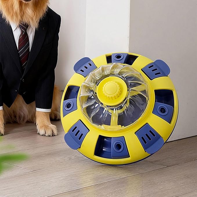 Treat Dispensing Dog Toys,Small Animal Slow Feeder Adjustable | Dogs Puzzle Feeder | for Enrichment Aggressive Chewers Small Medium Large Breeds Puppy Training Indoor