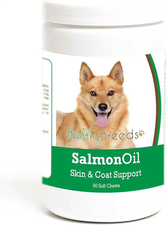 Healthy Breeds Finnish Spitz Salmon Oil Soft Chews 90 Count