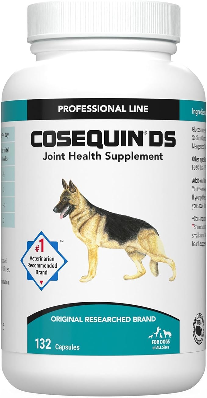 Nutramax Cosequin for Dogs Joint Health Supplement, Contains Glucosamine for Dogs, Plus Chondroitin, Supports Healthy Joints, Sprinkle Capsules, 132 Count