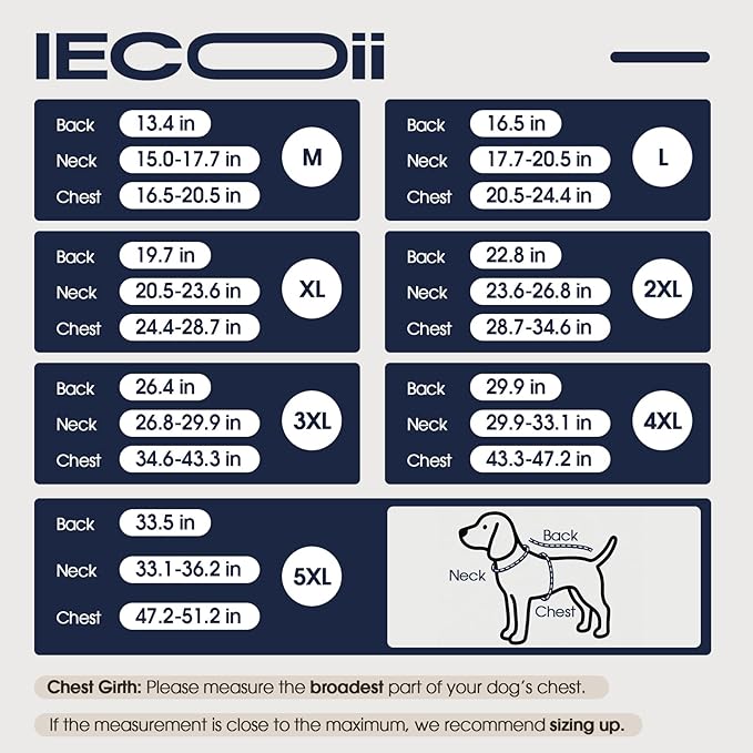 IECOii Dog Jacket - Reflective Winter Warm Coats Waterproof Dogs Vest Jacket Adjustable Cold Weather Coats with Fleece Lined, Snow & Rain Vests for Large Pets, German & Shepherd, Green, Sizes 2XL