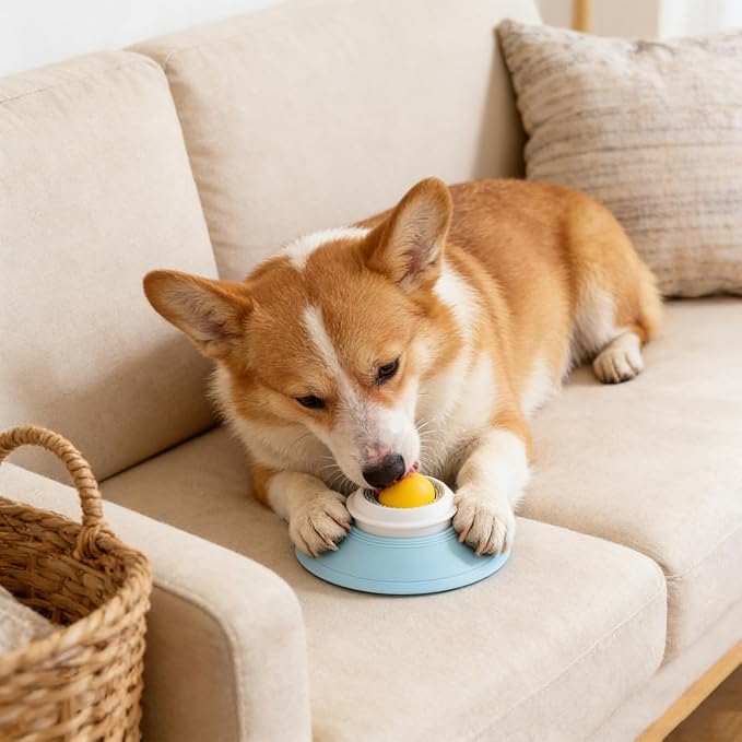 Dog Lick Ball,Licking A Ball Add More Fun Bowl, Dog Lick Ball Bowl,Licking A Ball for Dogs,Slow Down Eating Speed and Add More Fun for Your Dog and Cats. (Y*3PCS)