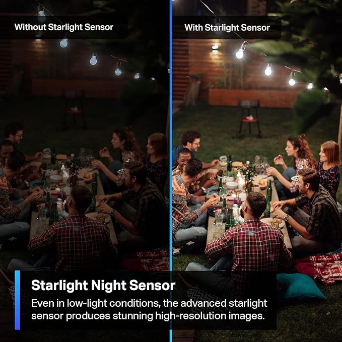 Tapo 2K+ Outdoor Wired Security Camera - Person/Vehicle/Motion Detection, 24/7 Recording, Starlight Color Night Vision, Subscription-Free Local Storage or Optional Cloud, Works with Alexa, C320WS