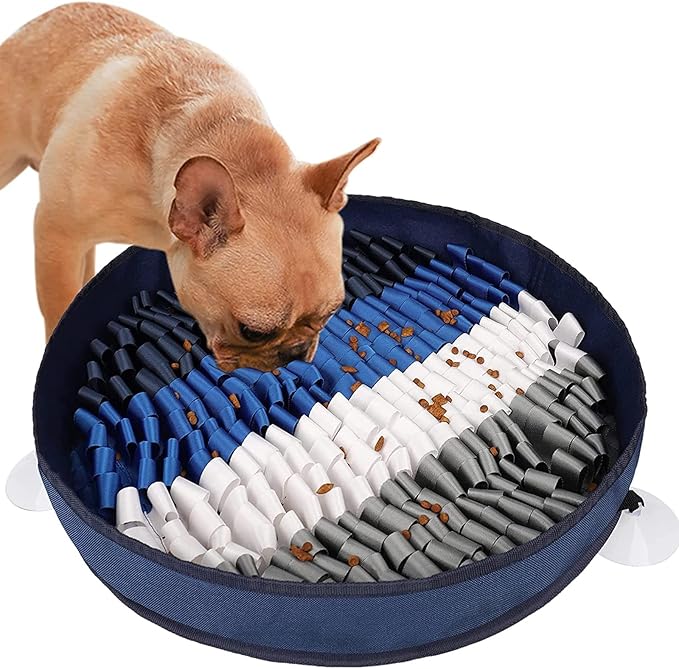 Snuffle Mat for Dogs,Pet Dog Feeding Mat,Dog Enrichment Toys Foraging Mat, Slow-Feeder-Bowl, Dog Puzzle Toys,Interactive Feed Game for Boredom for Training and Stress Relief