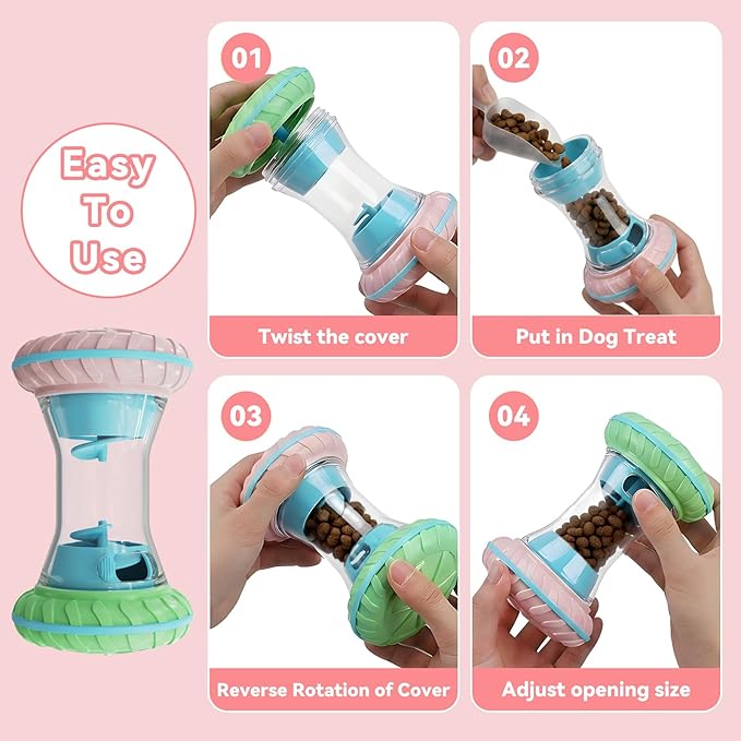 Interactive Dog Puzzle Toys for Small Medium Large Breed - Durable Smart Puppy Enrichment Dogs Toy to Keep Them Busy, Mental Brain Stimulation Treat Dispensing Training & Slow Feeder by MateeyLife