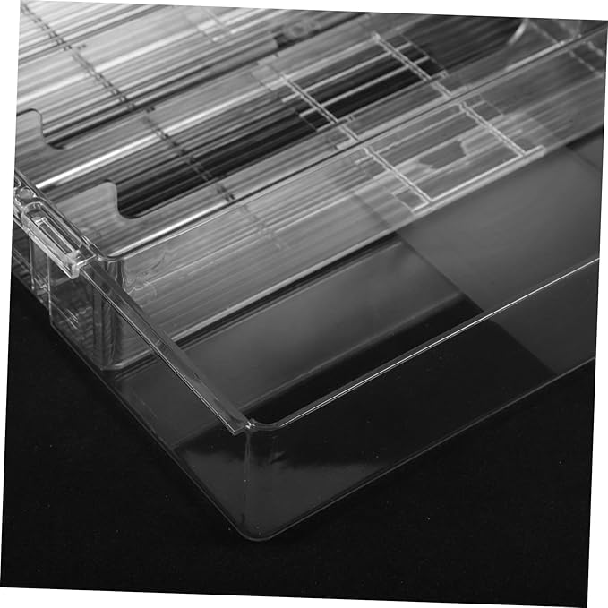 Cabilock Organizer Expandable Cutlery Drawer Organizer Acrylic Serving Utensils Case for Kitchen