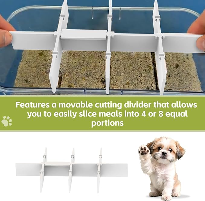 Dog Food Portion Cutter - for The Farmer's Dog Fresh Food - Meal Prep Tool for Perfect Portion Control & Long-Lasting Freshness