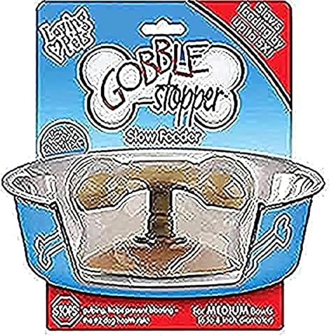 Loving Pets Gobble Stopper Slow Pet Feeding Supplies for Dogs, Medium (Pack of 1) (7310)