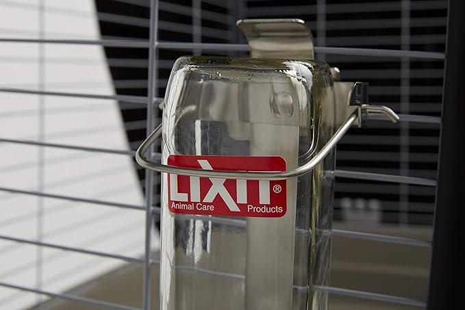 Lixit Heavy Duty Deluxe Glass Water Bottles for Birds, Dogs and Small Animals. (16oz Medium Tube)