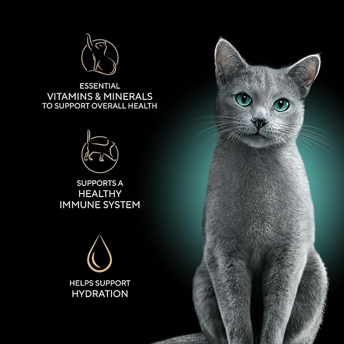 Sheba Perfect Portions Wet Cat Food Cuts in Gravy, Cat Food Wet Recipe, Sustainable Tuna Entree & Roasted Chicken Entree, 2.6 oz. Twin-Pack Trays (12 Count, 24 Servings)