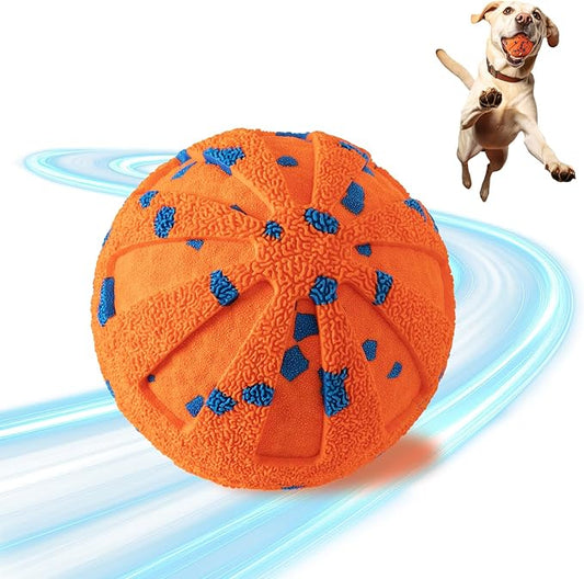 Moving Dog Toy - Medium Bouncy Fetch Balls for Dogs 20-80 lbs, Automatic Moving, Rotating & Bouncing, E-TPU Material - Floating Water Pet Toys - Size Large - 3.54-inch Diameter