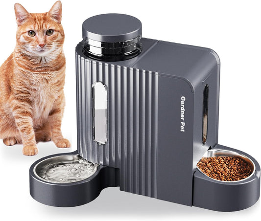 Gravity Auto Feeder – Always-Full Food & Water + Stainless Steel