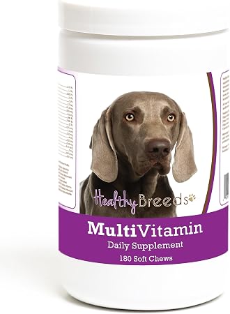 Healthy Breeds Weimaraner Multivitamin Soft Chew for Dogs 180 Count