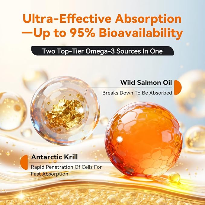 Krill & Salmon Fish Oil for Dogs & Cats – Omega-3 (EPA DHA) Liquid Fish Oil, Wild Icelandic Salmon Oil for Skin & Coat, Itch Support (8 Fl Oz (Pack of 1))